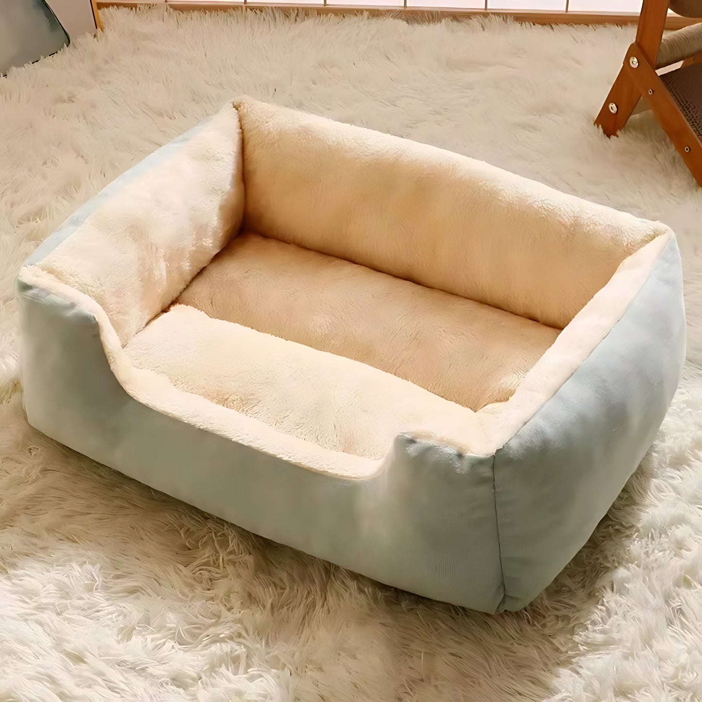 Plush Pet Sofa Bed for Cats & Small Dogs
