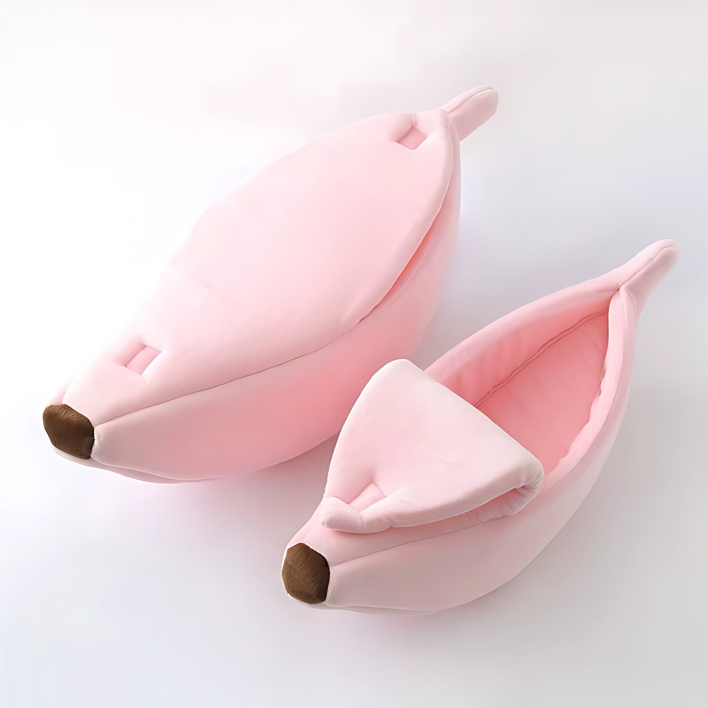 Banana Shaped Pet Bed for Cats & Small Dogs