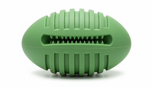 Durable Rubber Treat Dispensing Ball Toy for Dogs