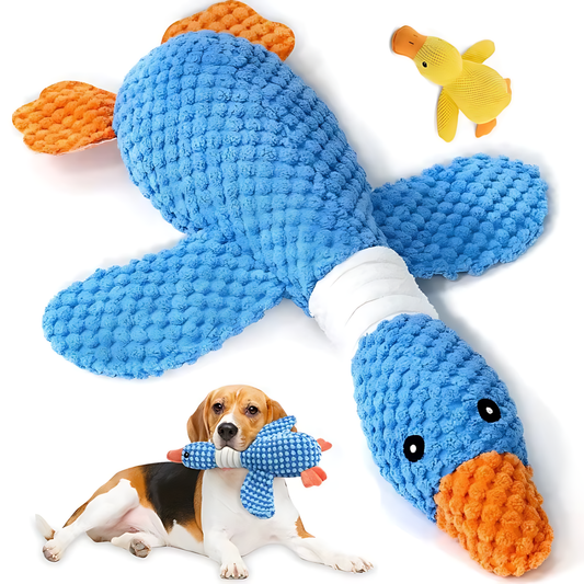 Interactive Plush Squeaky Chew Toy for Dogs & Cats