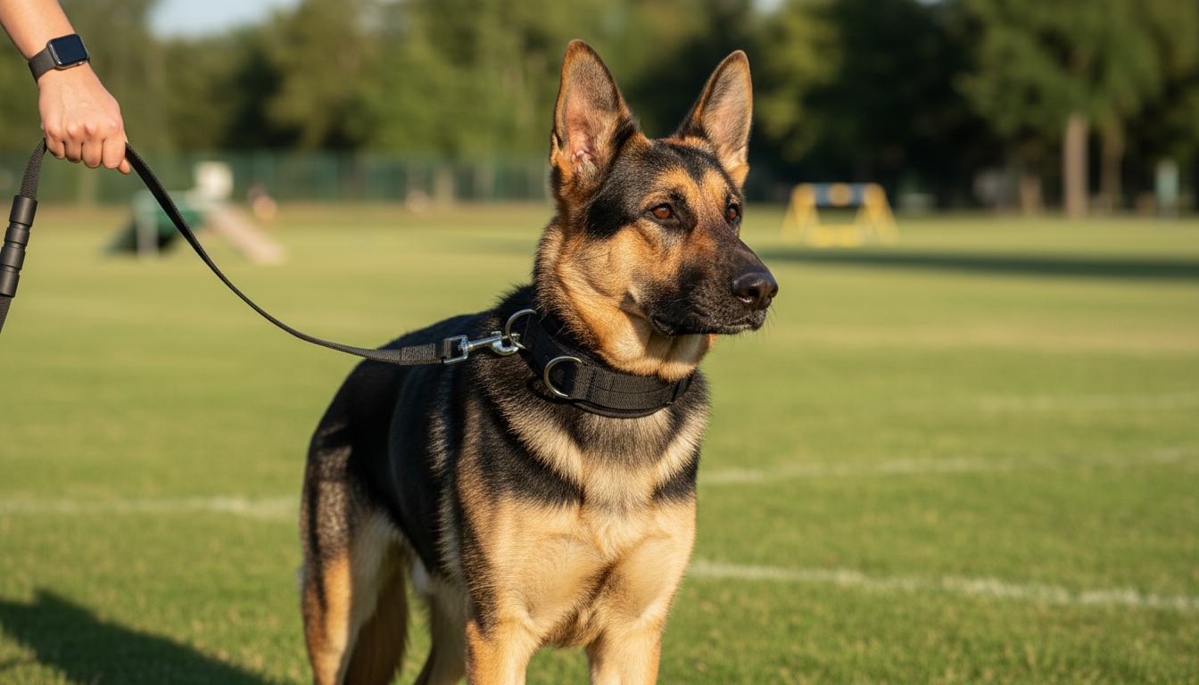 Tactical Dog Collar and Leash Set for Medium & Large Dogs