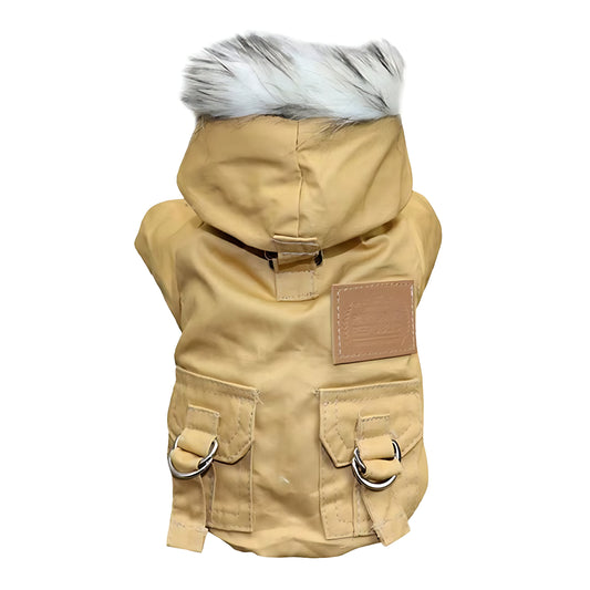 Winter Dog Hoodie Coat for Puppies & Small Dogs