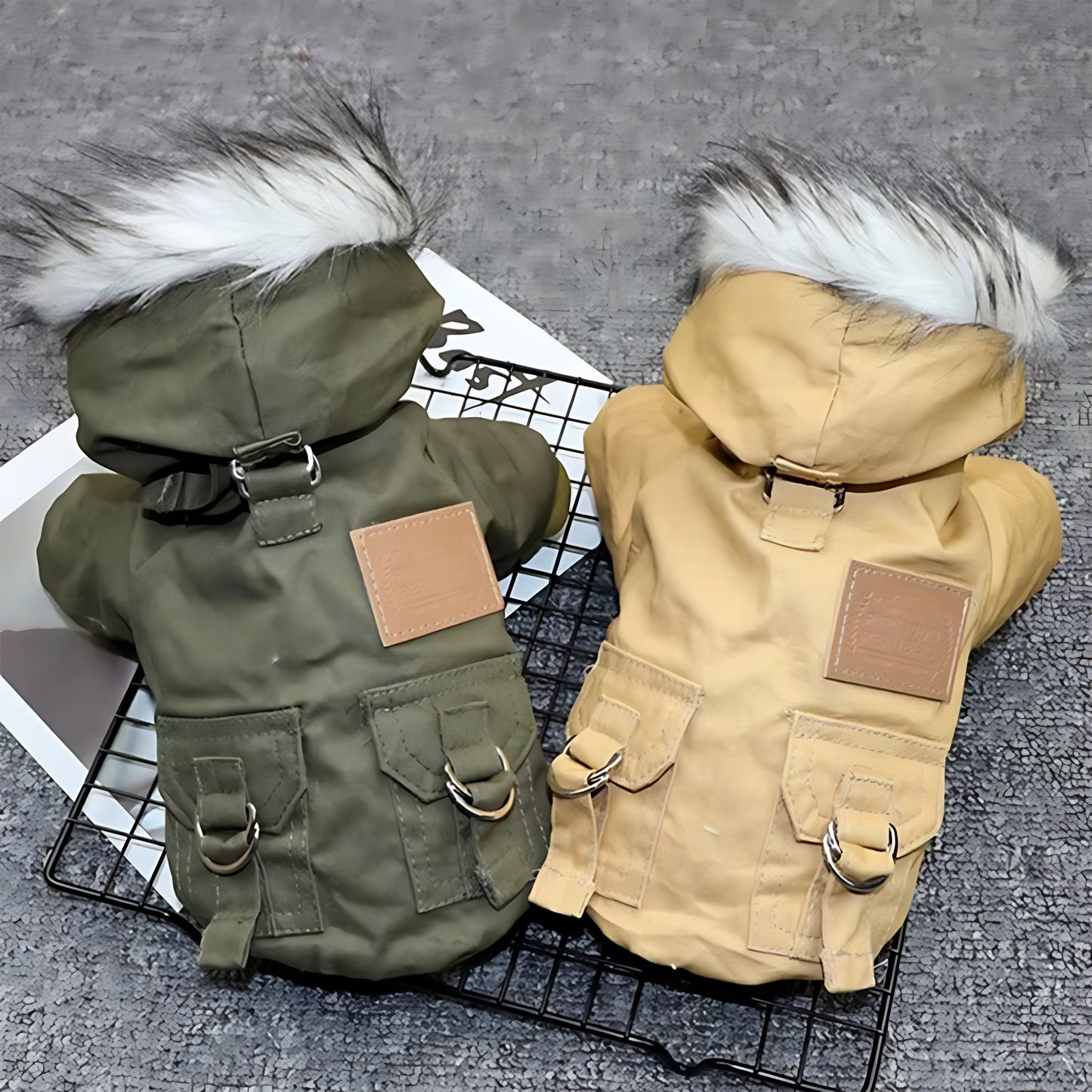 Winter Dog Hoodie Coat for Puppies & Small Dogs