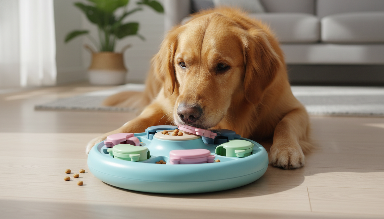 Interactive Dog Food Puzzle Bowl for Dogs
