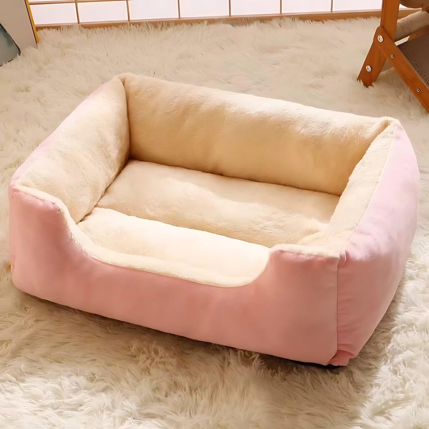 Plush Pet Sofa Bed for Cats & Small Dogs