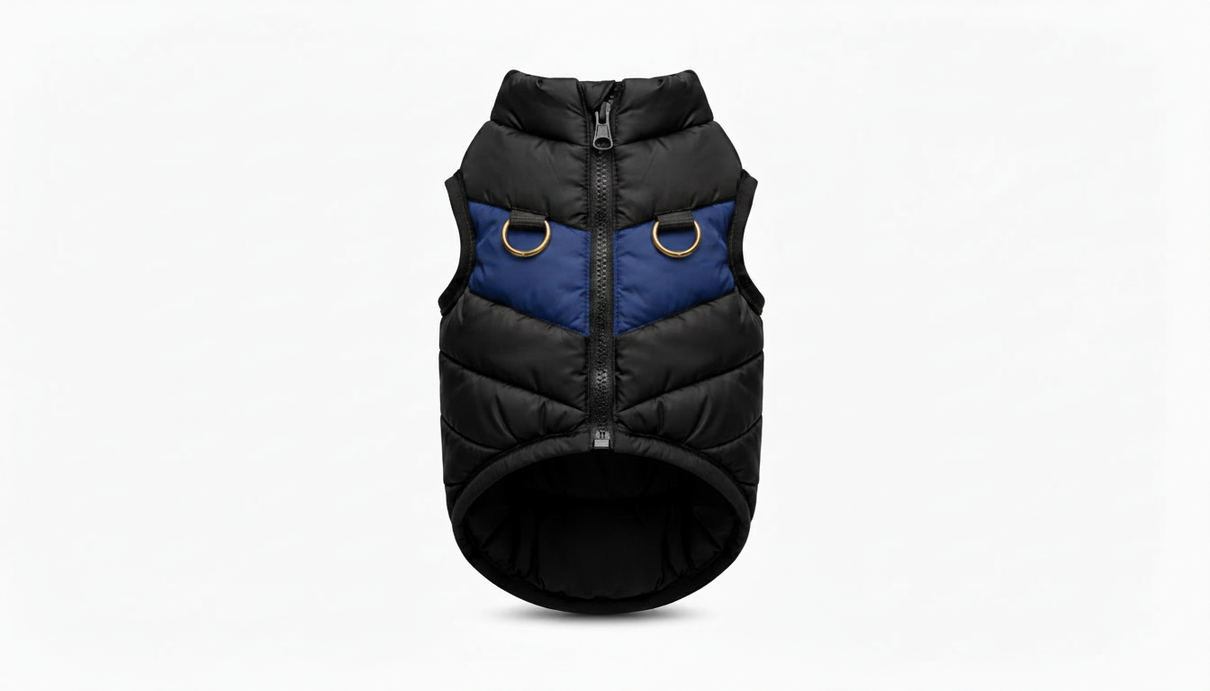 Premium Waterproof Dog Jacket – Warm Padded Winter Coat with Zipper - Image 2